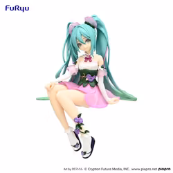 Vocaloid Hatsune Miku (Flower Fairy Morning Glory Pink Color Ver.) Noodle Stopper Figure