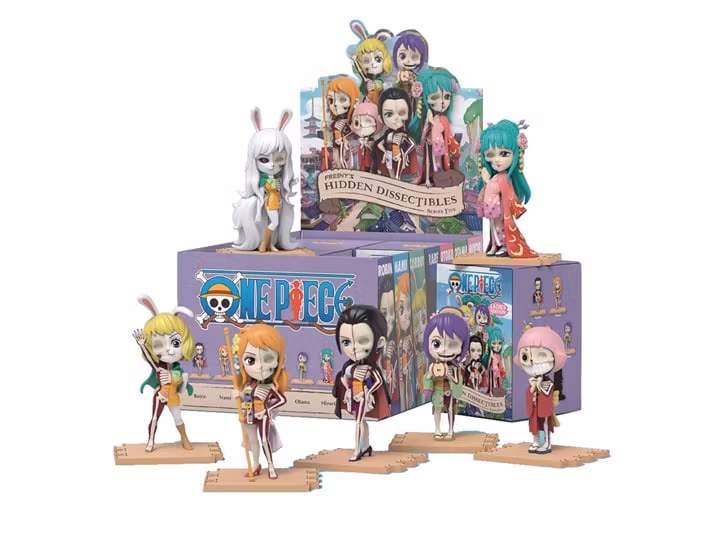 One Piece Freeny's Hidden Dissectibles Series 5 (Ladies Edition) Box of 3 Random Figures