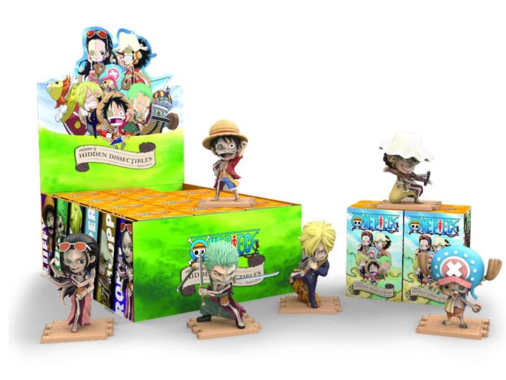 One Piece Freeny's Hidden Dissectibles Series 1 Box of 3 Random Figures