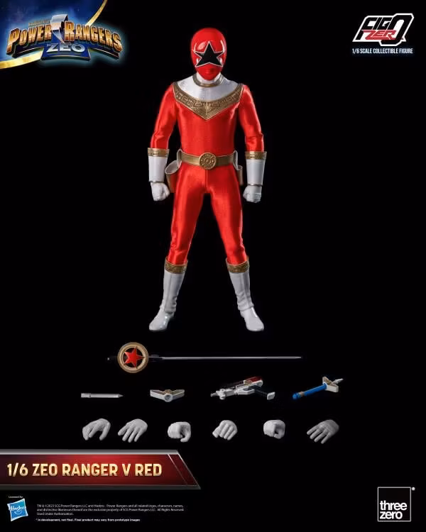 Power Rangers Zeo FigZero Zeo Ranger V Red 1/6 Scale Figure