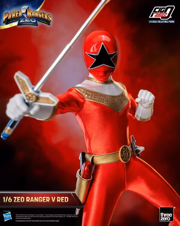 Power Rangers Zeo FigZero Zeo Ranger V Red 1/6 Scale Figure