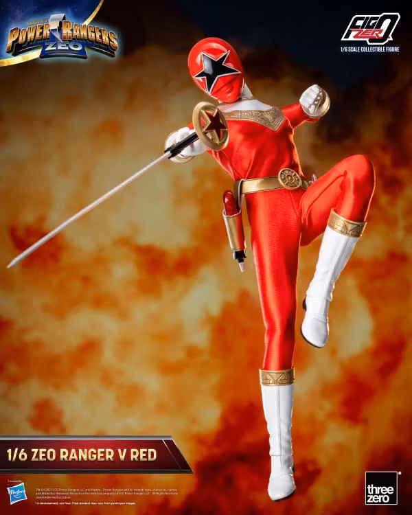 Power Rangers Zeo FigZero Zeo Ranger V Red 1/6 Scale Figure