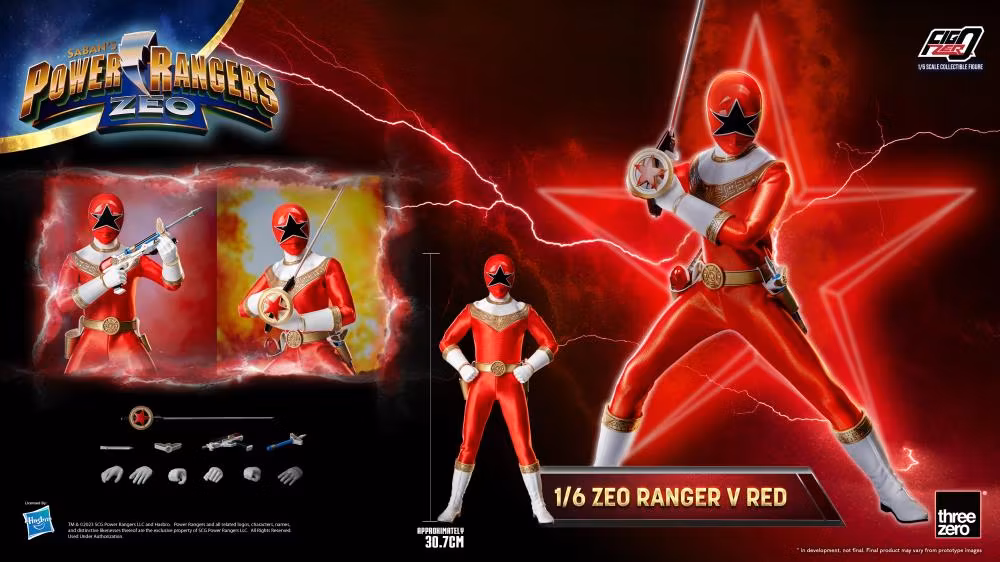 Power Rangers Zeo FigZero Zeo Ranger V Red 1/6 Scale Figure