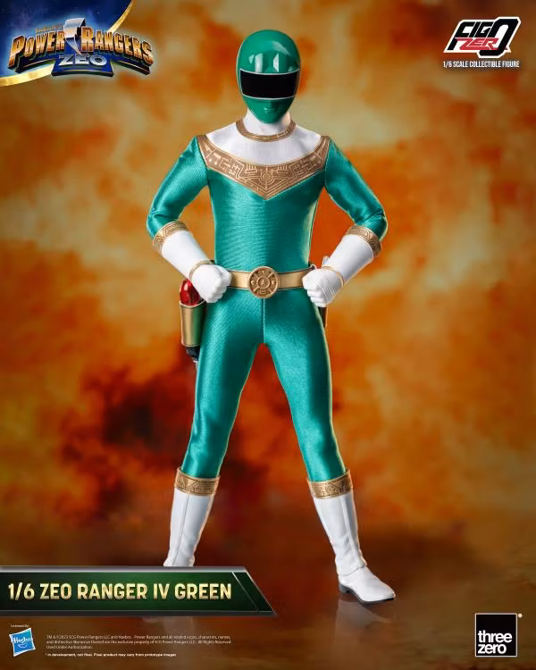Power Rangers Zeo FigZero Zeo Ranger IV Green 1/6 Scale Figure