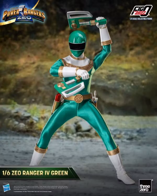 Power Rangers Zeo FigZero Zeo Ranger IV Green 1/6 Scale Figure