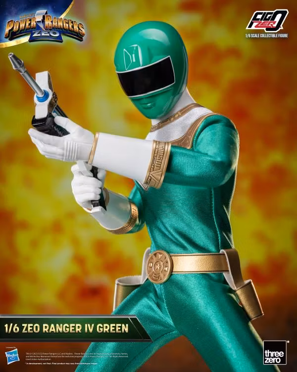 Power Rangers Zeo FigZero Zeo Ranger IV Green 1/6 Scale Figure