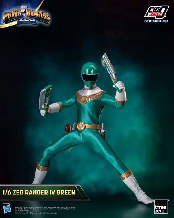 Power Rangers Zeo FigZero Zeo Ranger IV Green 1/6 Scale Figure