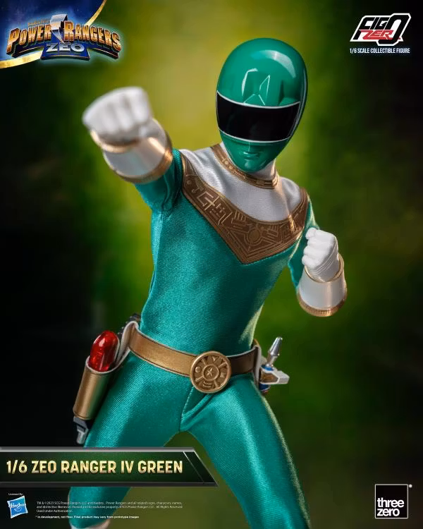 Power Rangers Zeo FigZero Zeo Ranger IV Green 1/6 Scale Figure