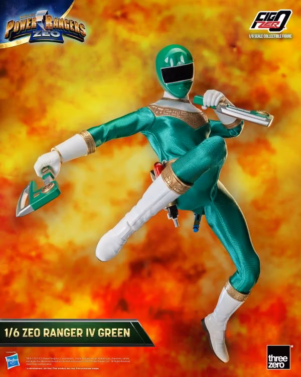 Power Rangers Zeo FigZero Zeo Ranger IV Green 1/6 Scale Figure