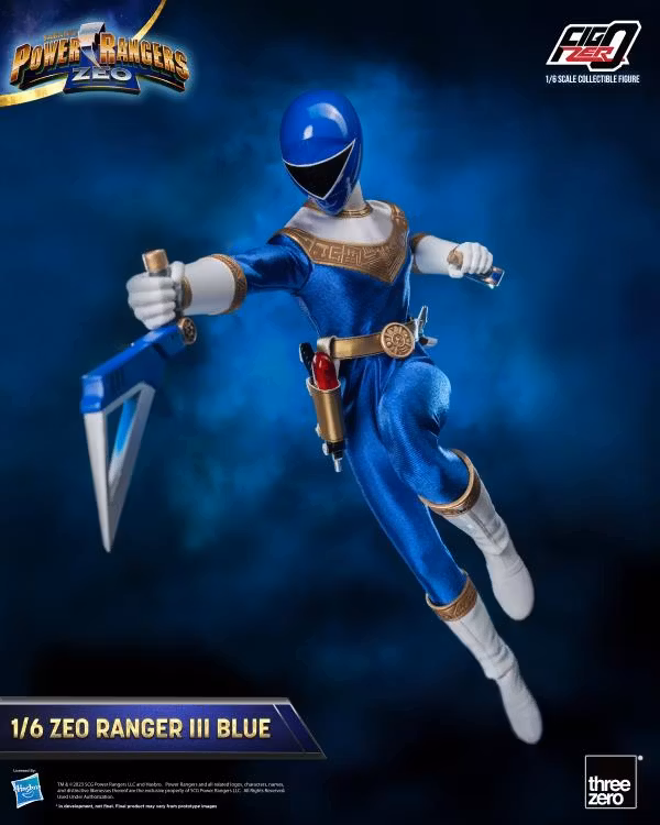 Power Rangers Zeo FigZero Zeo Ranger III Blue 1/6 Scale Figure