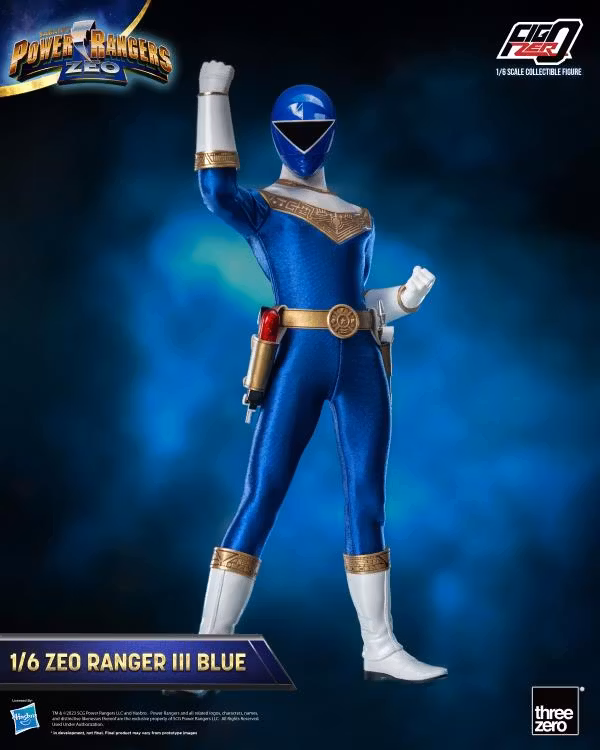 Power Rangers Zeo FigZero Zeo Ranger III Blue 1/6 Scale Figure