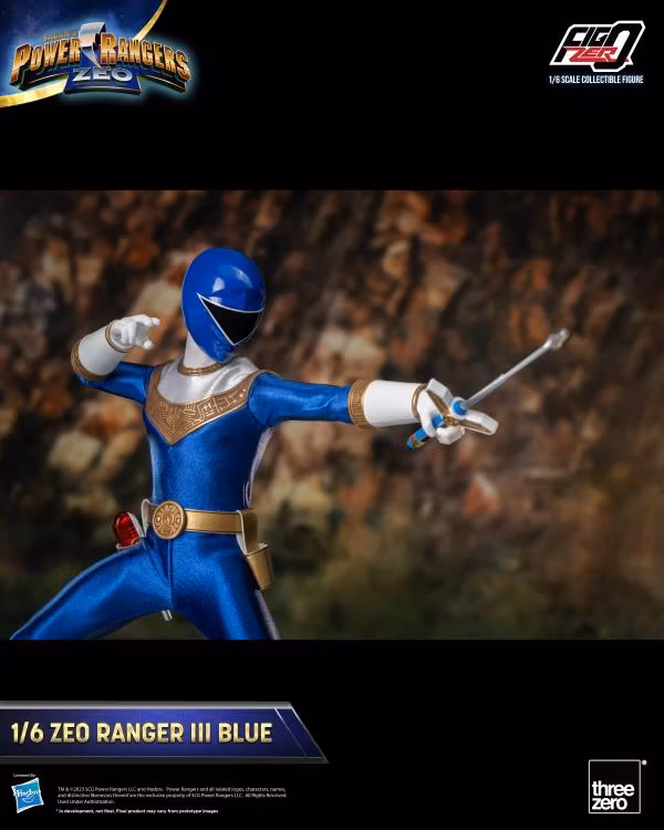 Power Rangers Zeo FigZero Zeo Ranger III Blue 1/6 Scale Figure