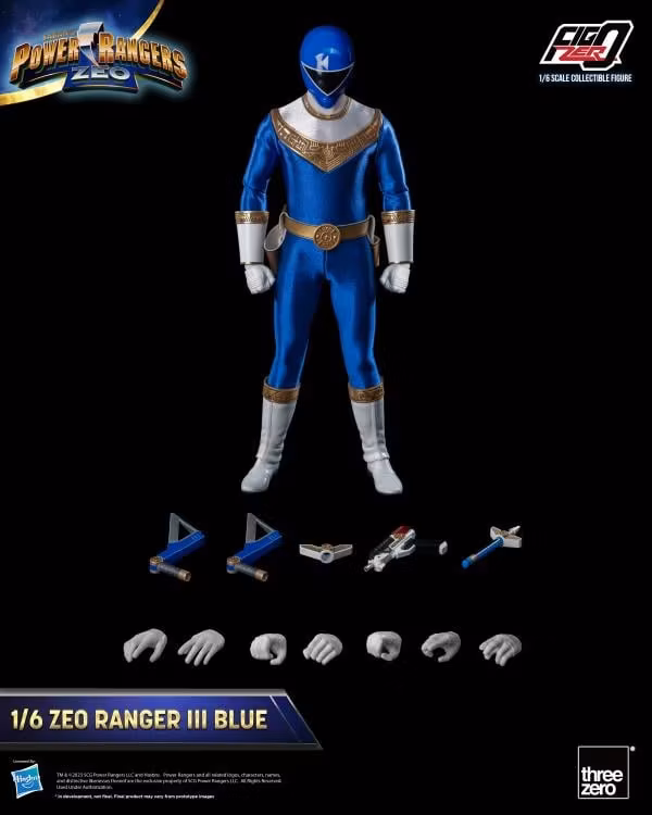 Power Rangers Zeo FigZero Zeo Ranger III Blue 1/6 Scale Figure