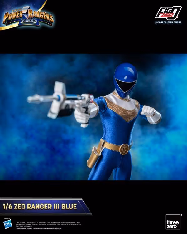 Power Rangers Zeo FigZero Zeo Ranger III Blue 1/6 Scale Figure