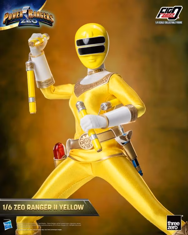 Power Rangers Zeo FigZero Zeo Ranger II Yellow 1/6 Scale Figure