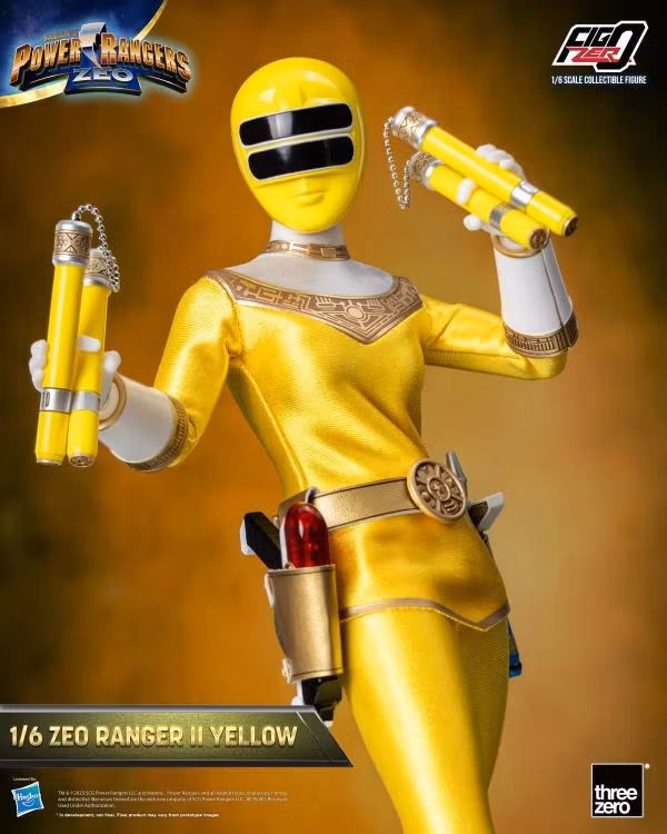 Power Rangers Zeo FigZero Zeo Ranger II Yellow 1/6 Scale Figure