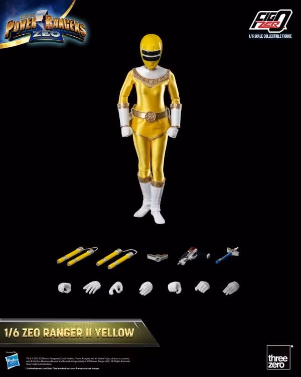 Power Rangers Zeo FigZero Zeo Ranger II Yellow 1/6 Scale Figure