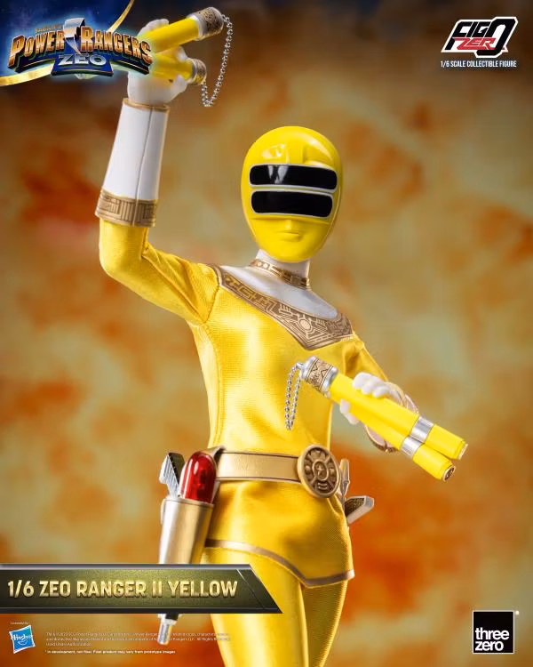 Power Rangers Zeo FigZero Zeo Ranger II Yellow 1/6 Scale Figure