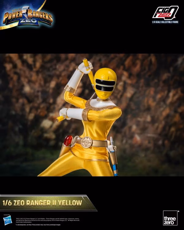 Power Rangers Zeo FigZero Zeo Ranger II Yellow 1/6 Scale Figure