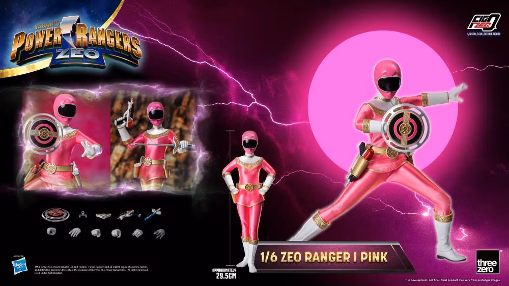Power Rangers Zeo FigZero Zeo Ranger I Pink 1/6 Scale Figure