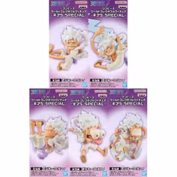 One Piece WCF Monkey D. Luffy Special Set of 5 Figures