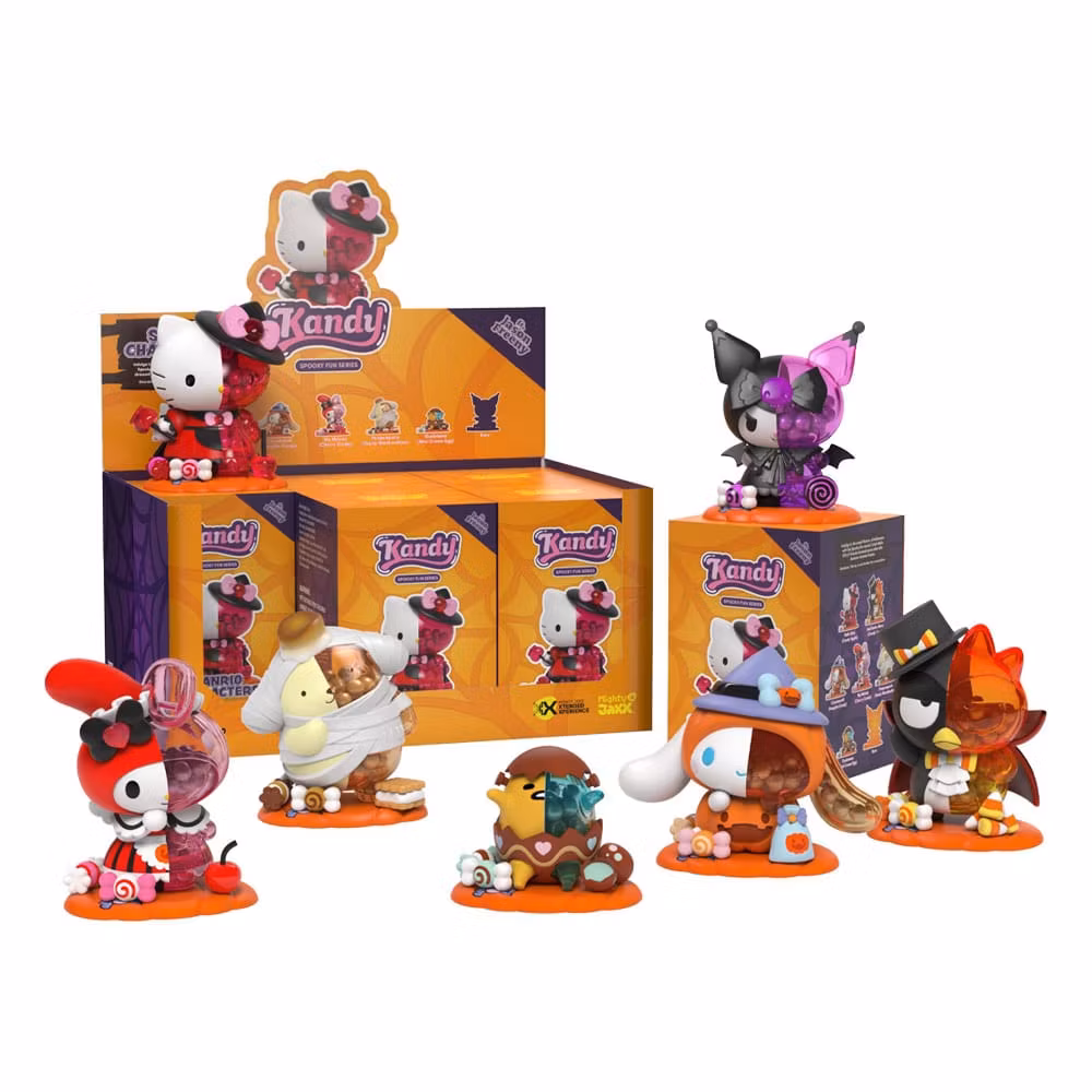Kandy x Sanrio Freeny's Hidden Dissectibles Series 4 (Spooky Fun) Box of 6 Random Figures