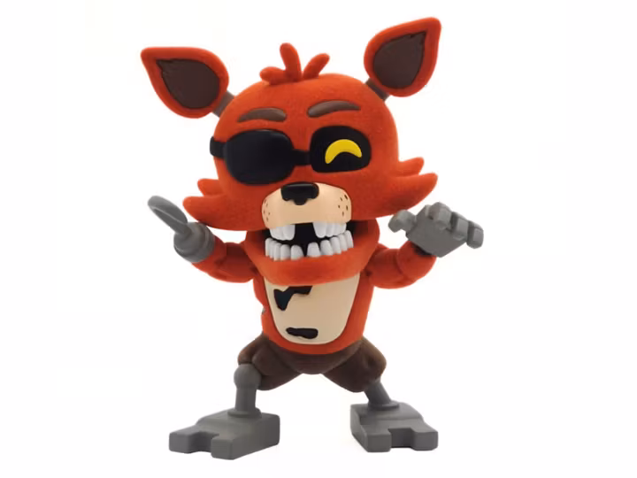 Five Nights at Freddy's Foxy Flocked Vinyl Figure