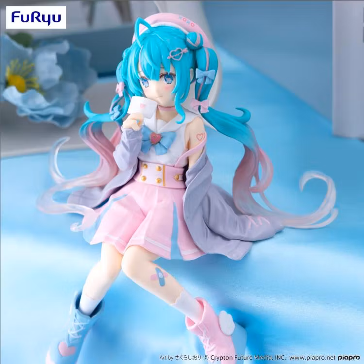 Vocaloid Hatsune Miku (Love Sailor Grey Color Ver.) Noodle Stopper Figure