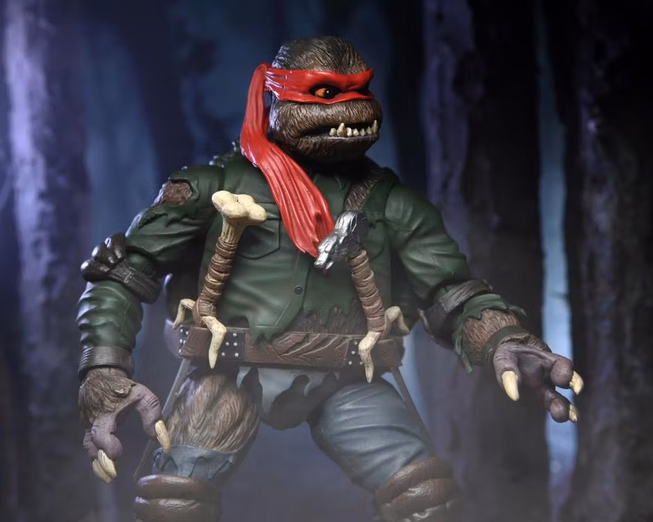 Universal Monsters x Teenage Mutant Ninja Turtles Ultimate Raphael as Wolfman
