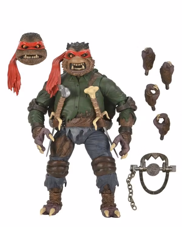 Universal Monsters x Teenage Mutant Ninja Turtles Ultimate Raphael as Wolfman