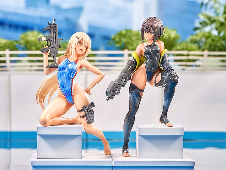 Arms Note Swim Team Buchou-chan & Kouhai-chan Set of 2 Figures