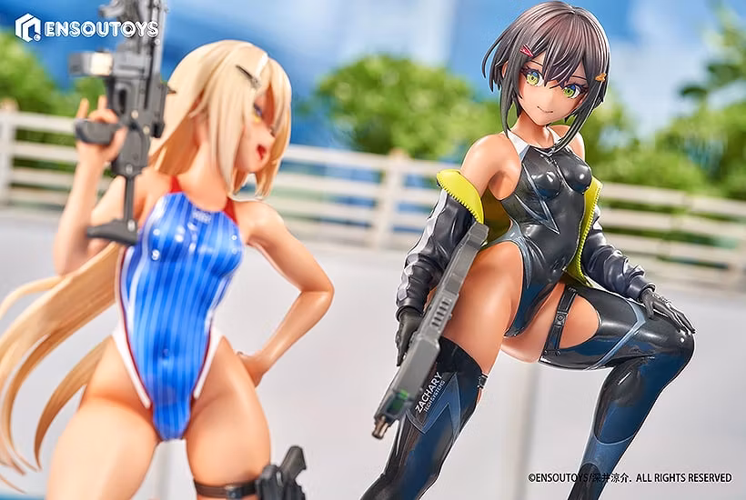 Arms Note Swim Team Buchou-chan & Kouhai-chan Set of 2 Figures