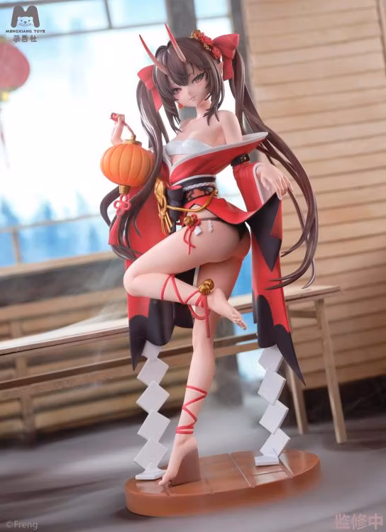 Freng Illustration Demon Horn Noir