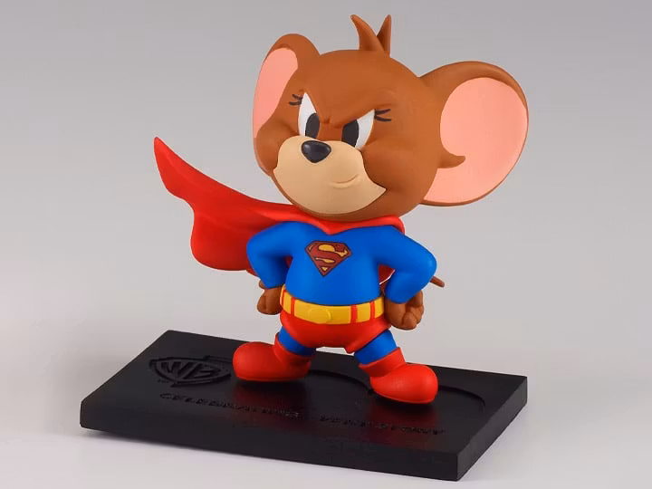 Tom and Jerry Figure Collection WB 100th Anniversary Jerry as Superman