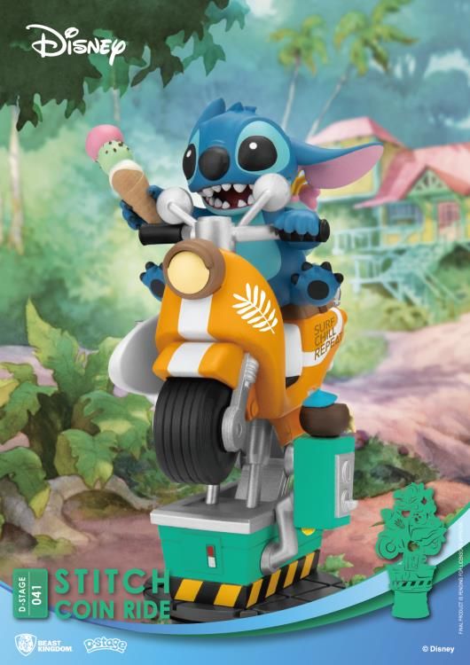 Disney Lilo & Stitch D-Stage DS-041 Stitch & Scrump Coin Ride