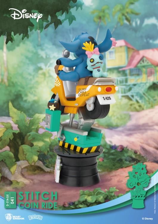 Disney Lilo & Stitch D-Stage DS-041 Stitch & Scrump Coin Ride