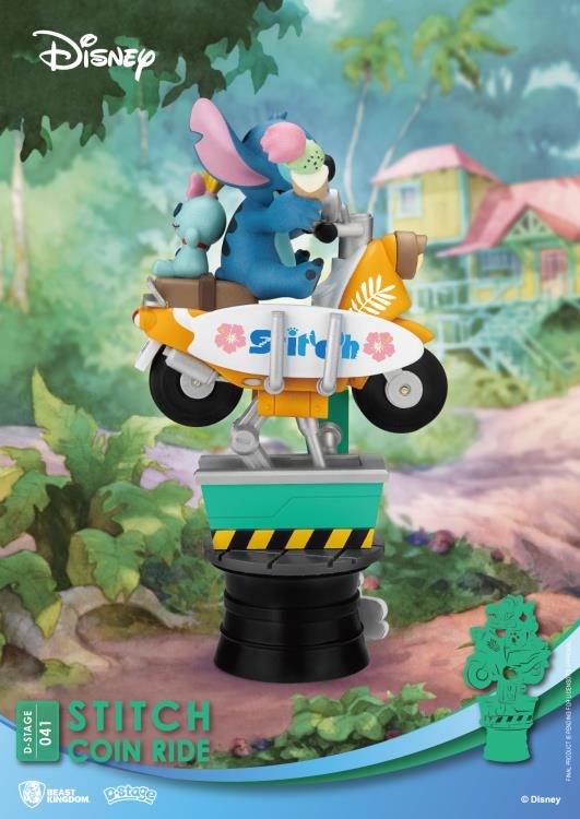 Disney Lilo & Stitch D-Stage DS-041 Stitch & Scrump Coin Ride