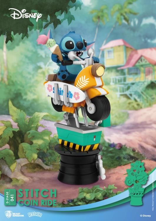 Disney Lilo & Stitch D-Stage DS-041 Stitch & Scrump Coin Ride