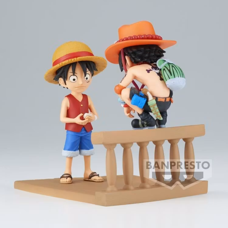 One Piece World Collectable Figure Log Stories Monkey D. Luffy & Portgas D. Ace