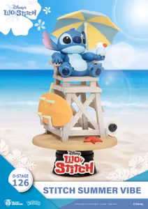 Disney  Lilo & Stitch D-Stage DS-126 Stitch Summer Vibe Statue