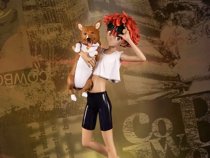 Cowboy Beebop Ed and Ein 1/8 Scale Limited Edition Statue