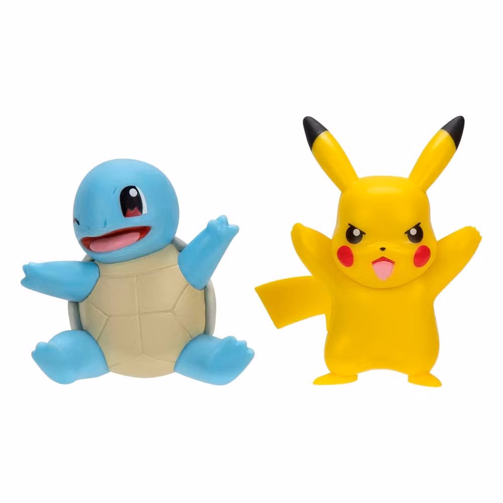 Pokémon Battle Figure Set Figure 2-Pack Pikachu & Squirtle