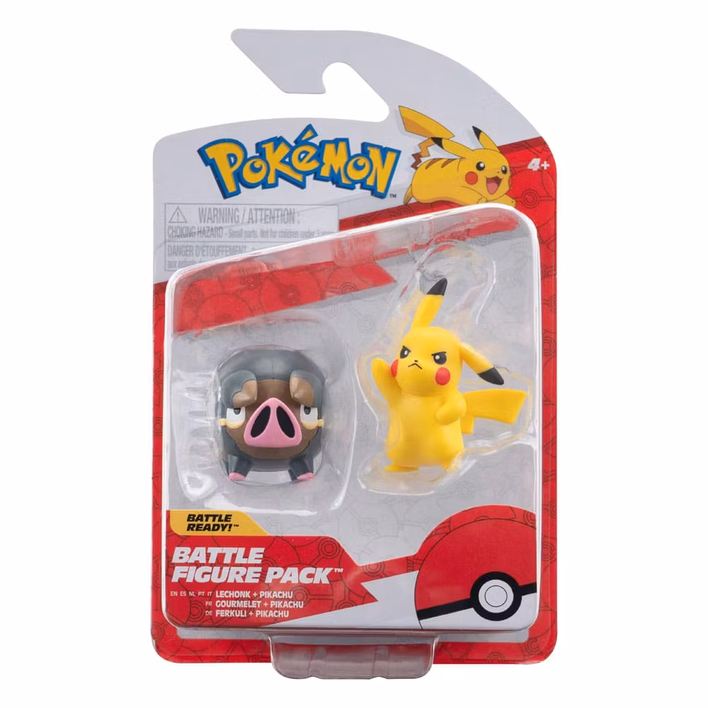 Pokémon Battle Figure Set Figure 2-Pack Pikachu & Lechonk