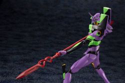 Rebuild of Evangelion 1/400 Evangelion Test Type-01 with Spear of Cassius Model Kit