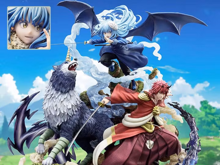 TenSura Concept Masterline Rimuru, Ranga, & Benimaru (Deluxe Ver.) 1/6 Scale Statue (with Bonus)