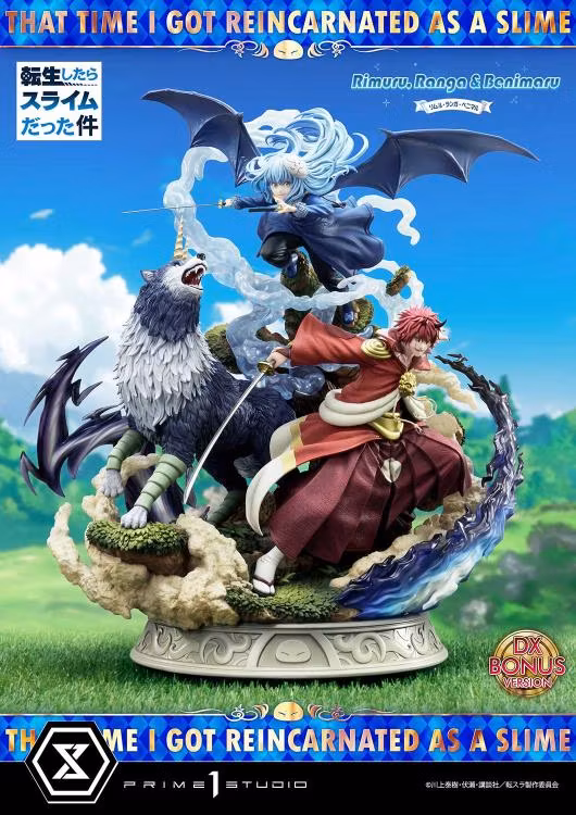 TenSura Concept Masterline Rimuru, Ranga, & Benimaru (Deluxe Ver.) 1/6 Scale Statue (with Bonus)