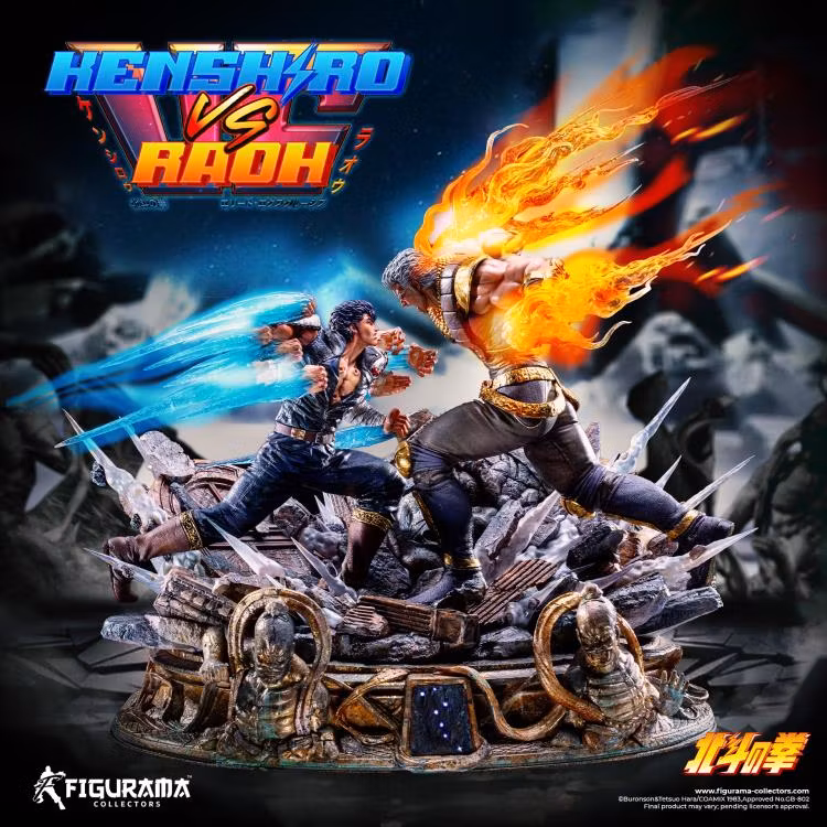 Fist of the North Star Elite Exclusive Kenshiro vs Raoh Limited Edition 1/6 Scale Statue