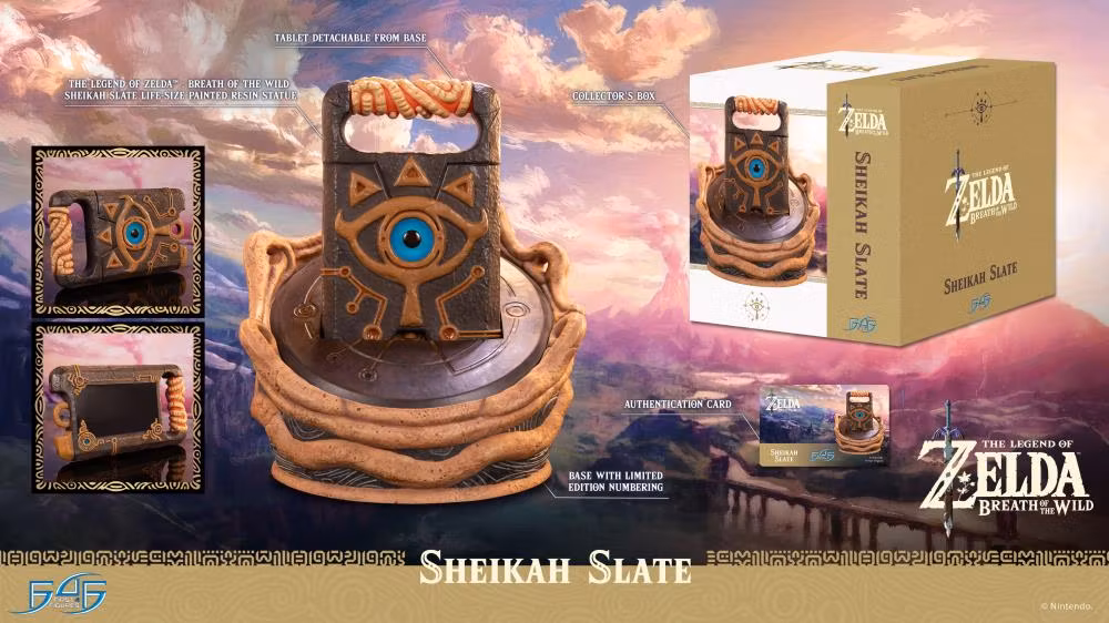 The Legend of Zelda: Breath of the Wild Sheikah Slate Limited Edition Statue