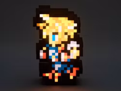 Final Fantasy Pixelight FFRK Cloud Strife LED Light