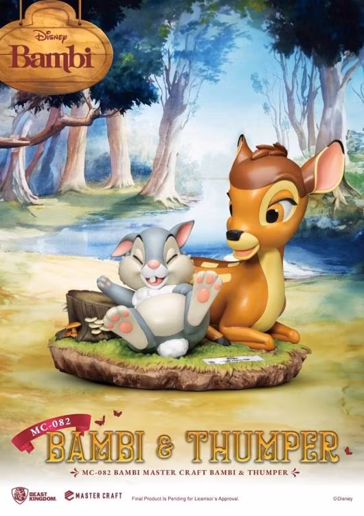Disney Bambi Master Craft MC-082 Bambi and Thumper Limited Edition Statue